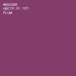 #833D6B - Plum Color Image