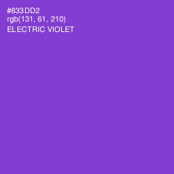 #833DD2 - Electric Violet Color Image