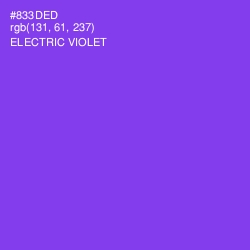 #833DED - Electric Violet Color Image