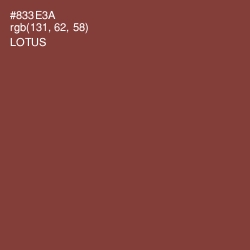 #833E3A - Lotus Color Image