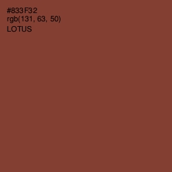 #833F32 - Lotus Color Image