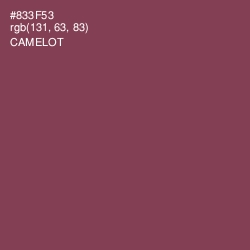 #833F53 - Camelot Color Image