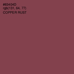 #83404D - Copper Rust Color Image