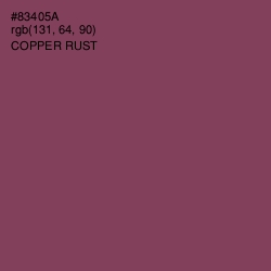 #83405A - Copper Rust Color Image