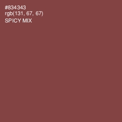 #834343 - Spicy Mix Color Image