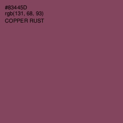 #83445D - Copper Rust Color Image