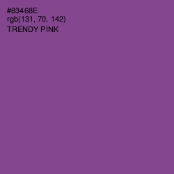 #83468E - Trendy Pink Color Image