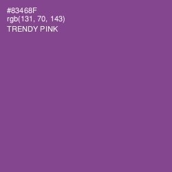 #83468F - Trendy Pink Color Image