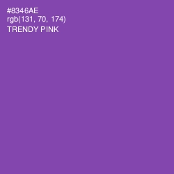 #8346AE - Trendy Pink Color Image