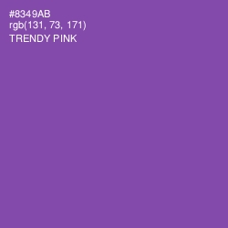#8349AB - Trendy Pink Color Image