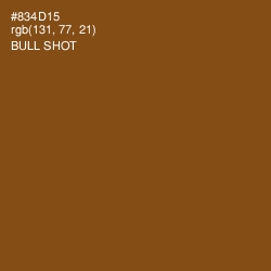 #834D15 - Bull Shot Color Image