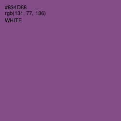 #834D88 - Trendy Pink Color Image