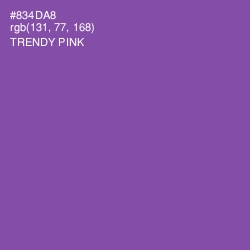 #834DA8 - Trendy Pink Color Image