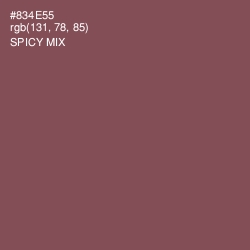 #834E55 - Spicy Mix Color Image