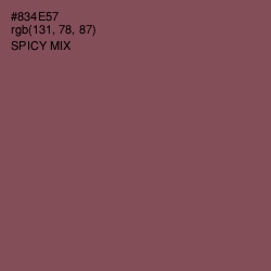 #834E57 - Spicy Mix Color Image