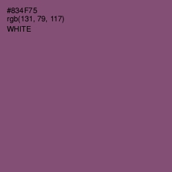 #834F75 - Cannon Pink Color Image