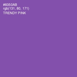 #8350AB - Trendy Pink Color Image