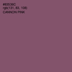 #83536C - Cannon Pink Color Image