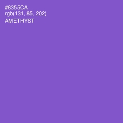 #8355CA - Amethyst Color Image