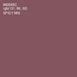 #83565C - Spicy Mix Color Image