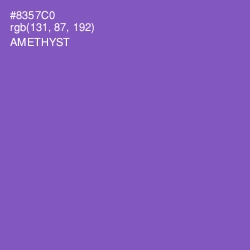 #8357C0 - Amethyst Color Image