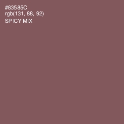 #83585C - Spicy Mix Color Image