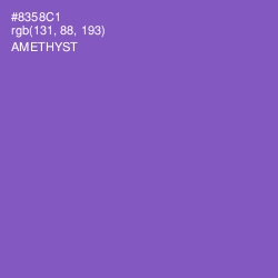 #8358C1 - Amethyst Color Image