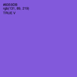 #8359DB - True V Color Image