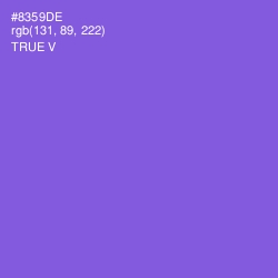 #8359DE - True V Color Image