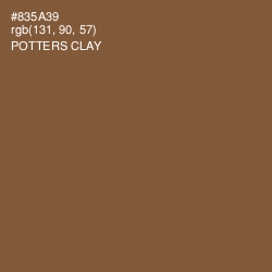 #835A39 - Potters Clay Color Image