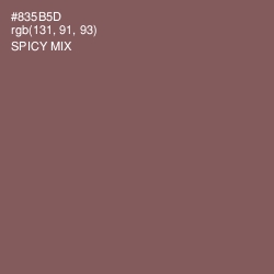 #835B5D - Spicy Mix Color Image