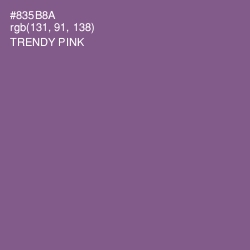 #835B8A - Trendy Pink Color Image