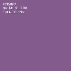 #835B8C - Trendy Pink Color Image