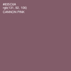 #835C6A - Cannon Pink Color Image