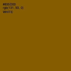 #835D00 - Rusty Nail Color Image