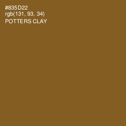 #835D22 - Potters Clay Color Image