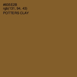 #835E2B - Potters Clay Color Image