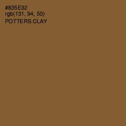 #835E32 - Potters Clay Color Image