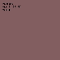 #835E60 - Cannon Pink Color Image