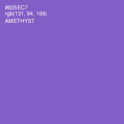 #835EC7 - Amethyst Color Image