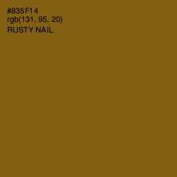 #835F14 - Rusty Nail Color Image