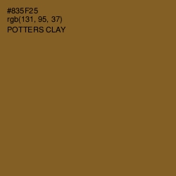 #835F25 - Potters Clay Color Image