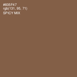 #835F47 - Spicy Mix Color Image