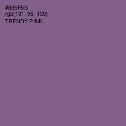 #835F8B - Trendy Pink Color Image