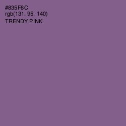 #835F8C - Trendy Pink Color Image