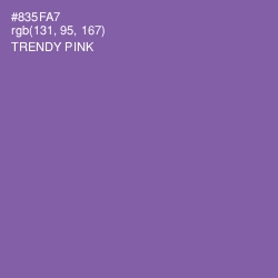 #835FA7 - Trendy Pink Color Image