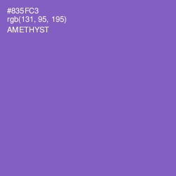 #835FC3 - Amethyst Color Image