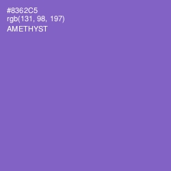 #8362C5 - Amethyst Color Image