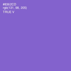 #8362CD - True V Color Image