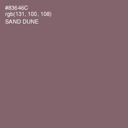 #83646C - Sand Dune Color Image